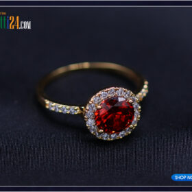 Ring with Red Jewel
