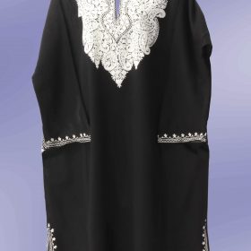 Kashmiri Zari embroidered work On Black