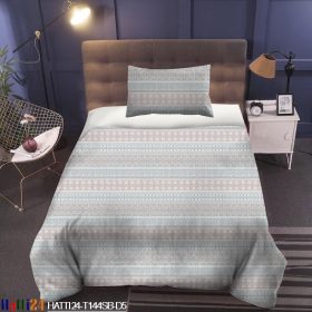 Multi Crafted Pattern Single Bedsheet