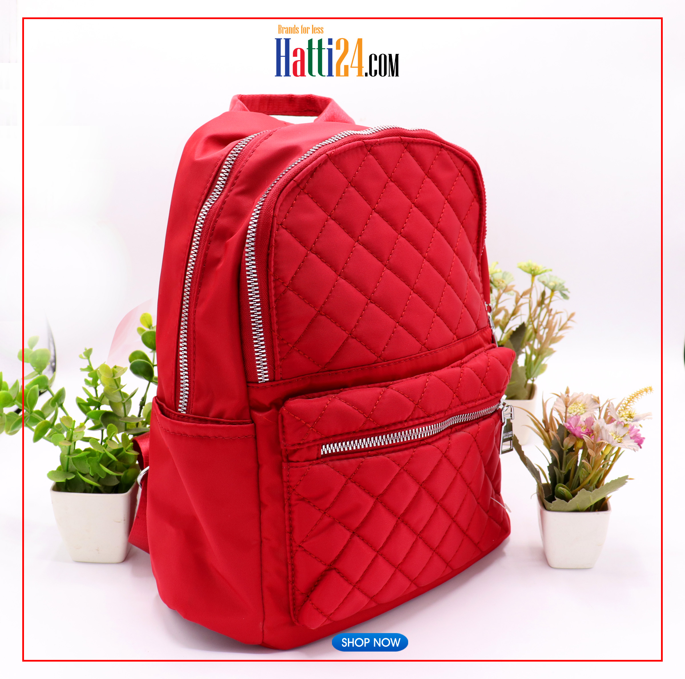College bag Red backpack for girls