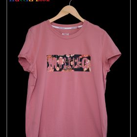 Girls T Shirt With Mustang In Pink