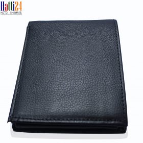 Black Heavy Weight  Leather Wallet