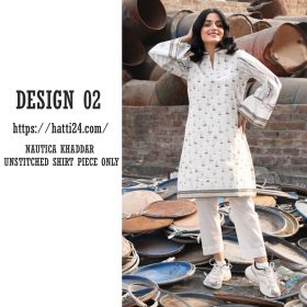 NAUTICA KHADDAR UNSTITCHED SHIRT PIECE ONLY