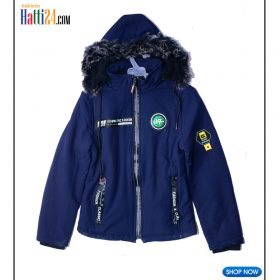 Boys Hooded Jacket - Royal-Blue