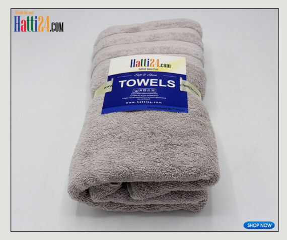 Silver Egyptian Cotton Towel