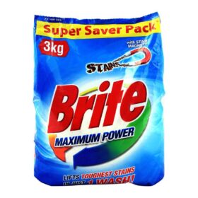 Brite Maximum Power Detergent Powder 3 KG