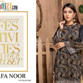 Safa Noor Crepe Digital Print Unstitched Shirt Piece Collection