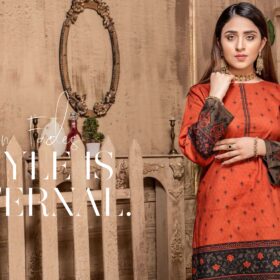 Safa Noor Crepe Digital Print Unstitched Shirt Piece Collection