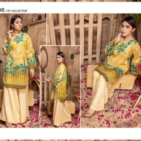 Safa Noor Crepe Digital Print Unstitched Shirt Piece Collection