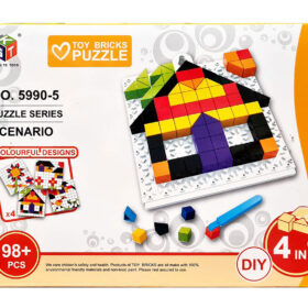 Toy Bricks Puzzle Logical Creative Mosaic DIY 4 In 1 5990-5