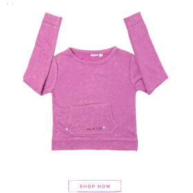 001 Pink Sweatshirts for Girls With Packet