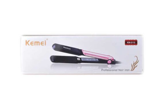 Professional Hair Straightener Rapid Heating kemei hair straightener KM-2113 - Image 2