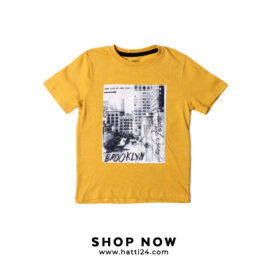 01-Baby Boy Tee Shirt Brown