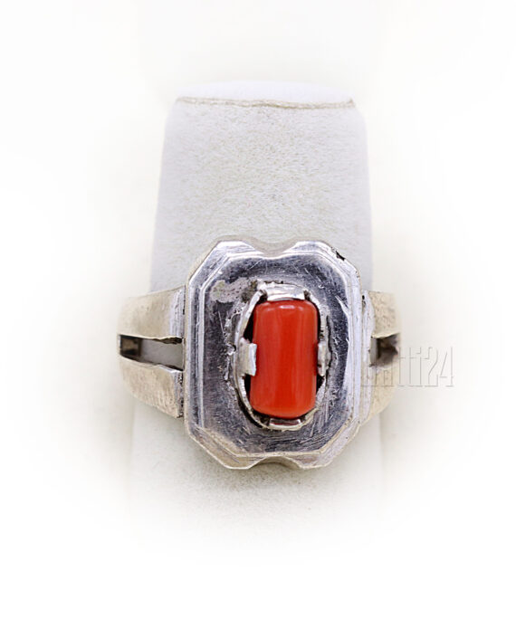 001 Real Marjan Pure Chandi Men's Ring