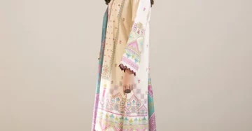 3.Sapphire 2 Piece - Embroidered Lawn Suit