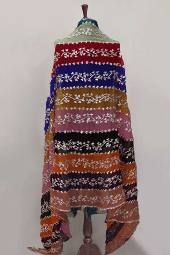Multi Color LCD Gotta / Gotta Patti Shawl - Image 3