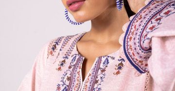 Printed Khaddar | Top Dupatta Fabrics 2 Piece