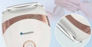 Essentro Lady Rechargeable Shaver, Hair Removal Epilator, Portable USB Rechargeable Lady Cordless Depilator, Use for Arm Bikini Leg Underarm