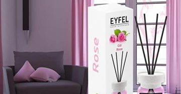 Eyfel Perfume Aroma Diffuser, Home Fragrance With Sticks &  Gull Rose  - 120ml