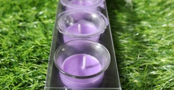 Lavender Fragranced Candles , True Scents Tealight Candle Set