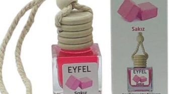 Eyfel Car Air Freshener, 10ml, Pink