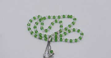 Beautiful Tasbeeh 100 Beads|White Aqeeq 100 Beads Tasbeeh / Zikr Tasbih / Muslim Prayer Beads