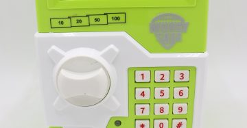 Money box with password and finger print scanner | Cash Coin Can ATM Bank Electronic Coin Money Bank for Kids-Hot Gift