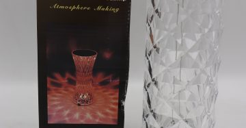 Touch Control Rechargeable Rose Diamond Table Lamp