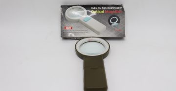 Electronic Spices Magnifier Glass  LED High-Definition Optical Magnifier Glass for science projects and Researches Reading.