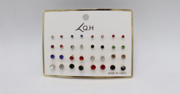 Earrings Set Of 20 Pairs For Girls Fashion Ear Rings Tops Studs