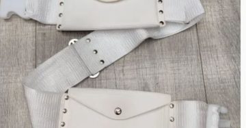 .Water Resistant Custom Multifunctional Hajj & Umrah - White Belt Anti-Theft Waist Bag Ahram/Ehram/Travel Pouch of Nylon