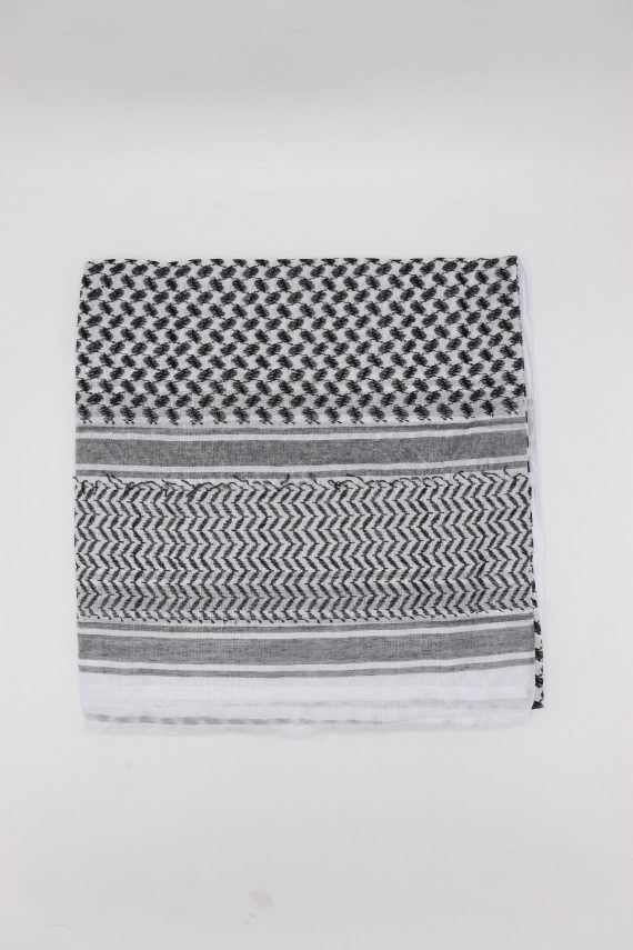 Stylish Scarf for Men – Namaz Rumal for Men (Black & White) - Image 2