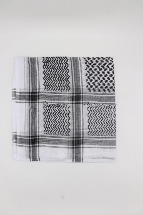 Stylish Scarf for Men – Namaz Rumal for Men (Black & White)