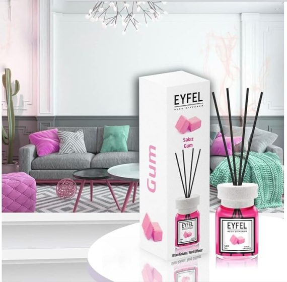 EyFel Perfume Aroma diffuser, Home Fragrance With Sticks & Gum Fragrance - 120ml