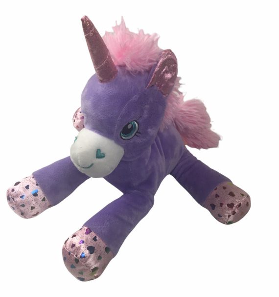 Unicorn  Plush Stuffed Animal Purple Pink Horse
