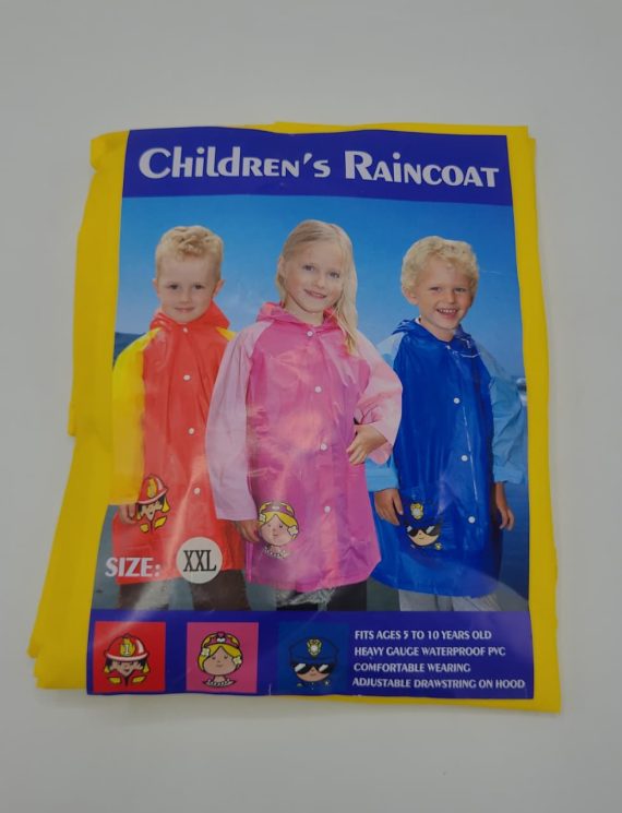 Kids Raincoat, 1 Pcs Kids Waterproof Thick Rain Ponchos for Kids, Reusable Emergency Rain Coats for Boys Girls, Kids Rain Jacket with Hood and Drawstring, Portable EVA Rain Jacket - Image 2